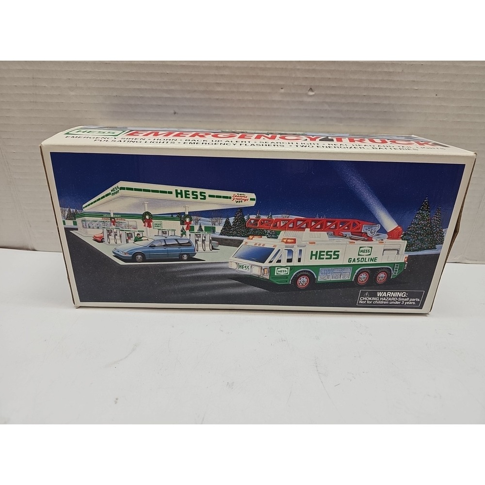 1996 Hess Emergency Truck – Mint in Box – Lights & Sounds – Vintage Hess